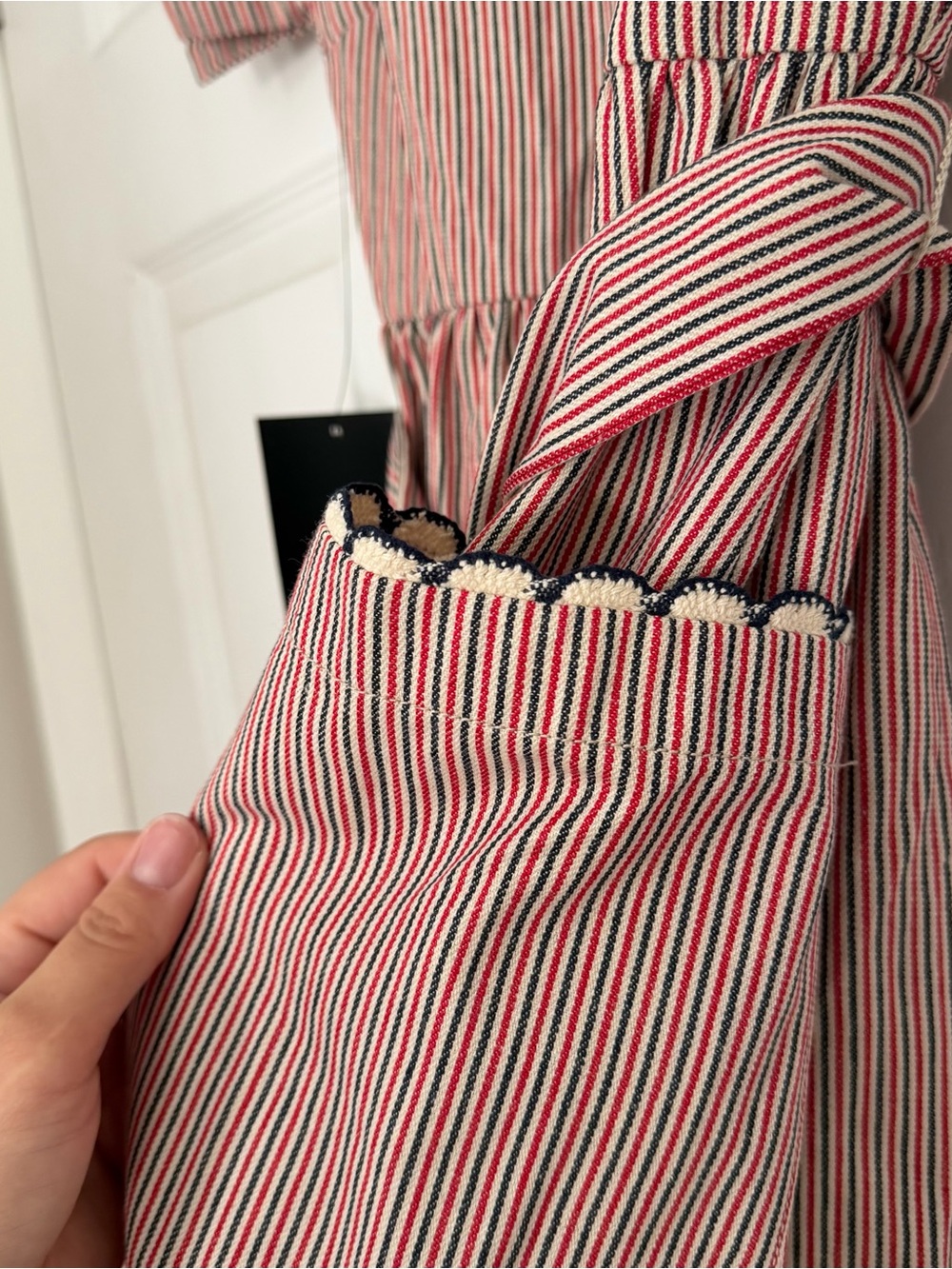 Tuckernuck Red and Blue Striped Mini Ceci Dress - Picture 4 of 6